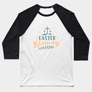 Happy Easter Blessings Baseball T-Shirt